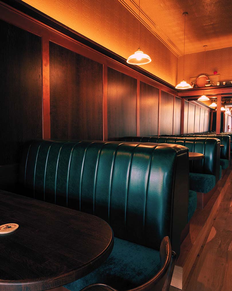 The Gilded Saloon Booths